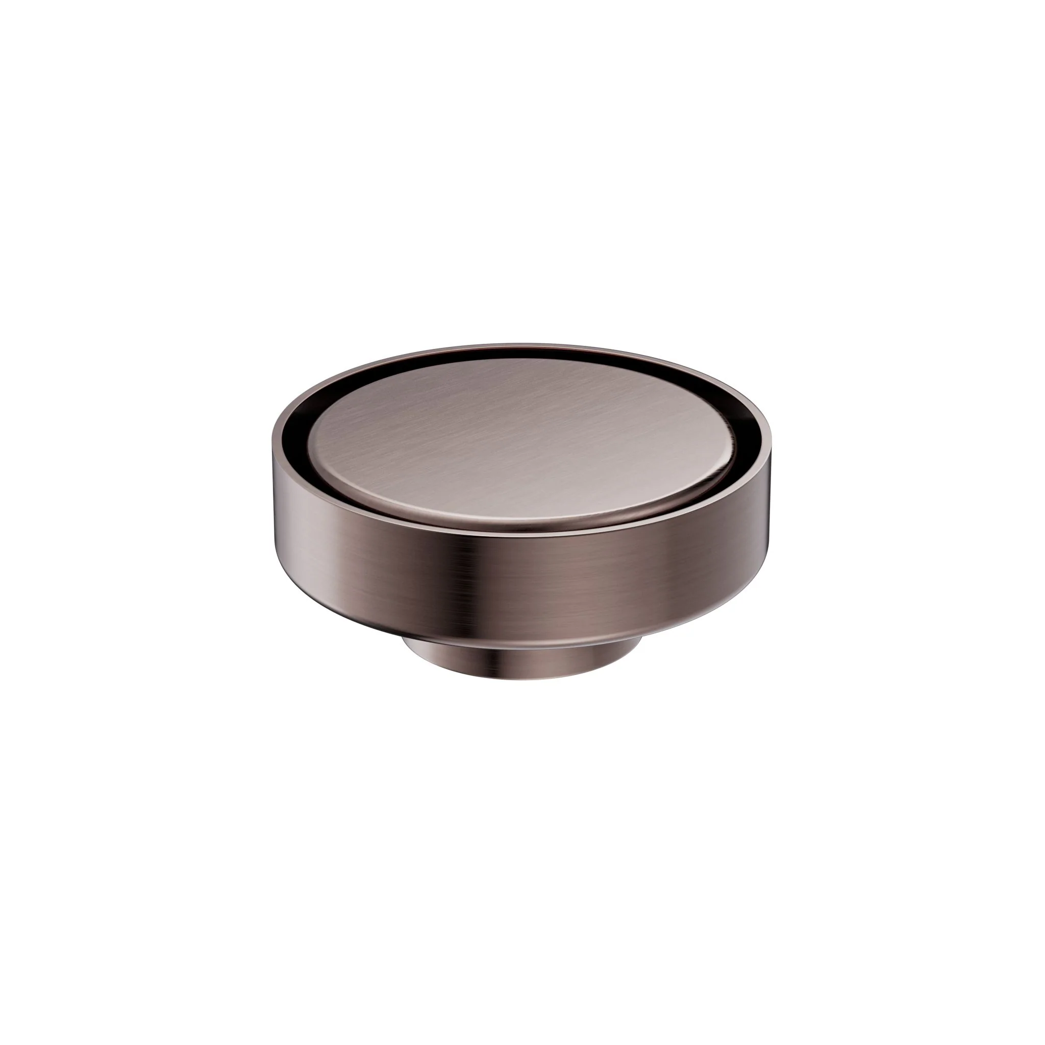 Nero 100mm Round Tile Insert Floor Waste 50mm Outlet - Brushed Bronze - Image 2