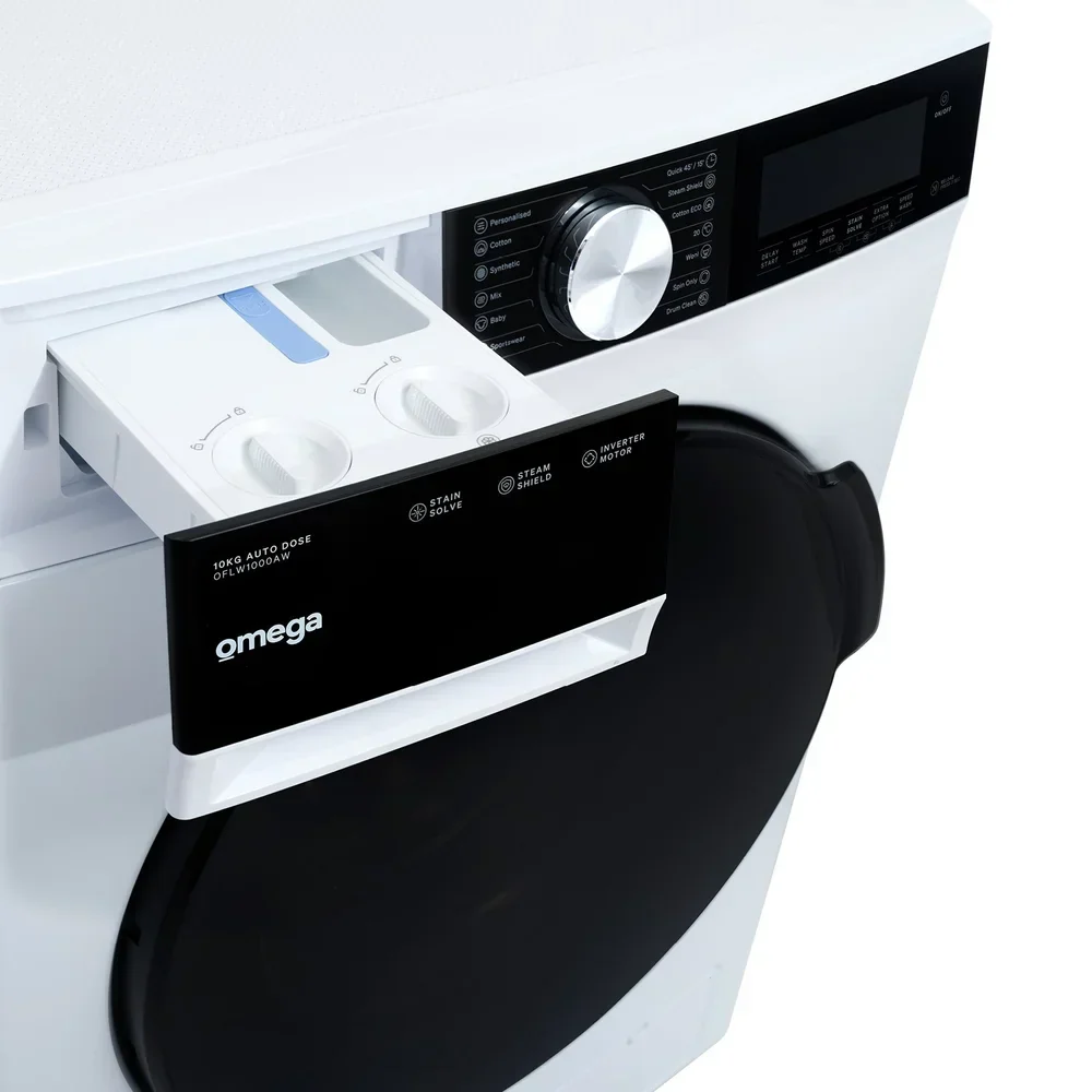 Omega 10kg Auto Dose Front Load Washing Machine - Image 10