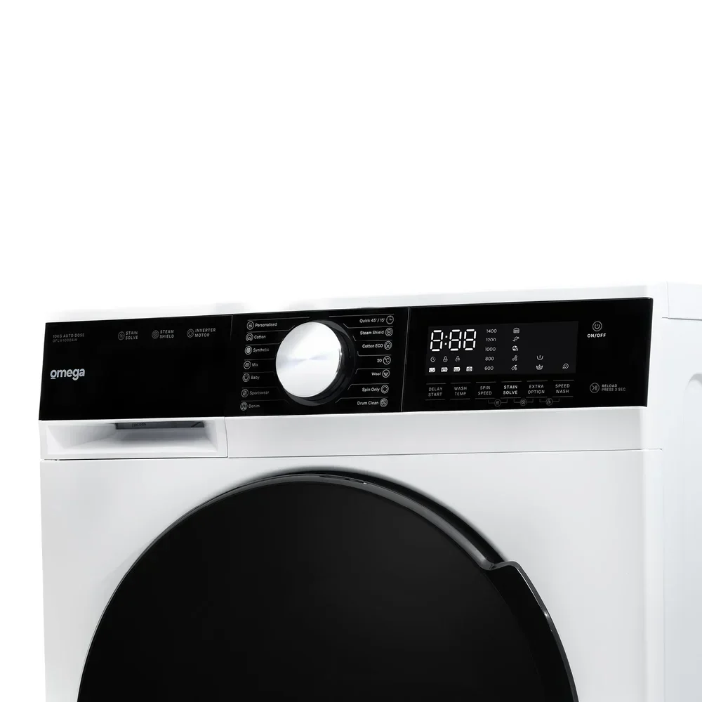 Omega 10kg Auto Dose Front Load Washing Machine - Image 6