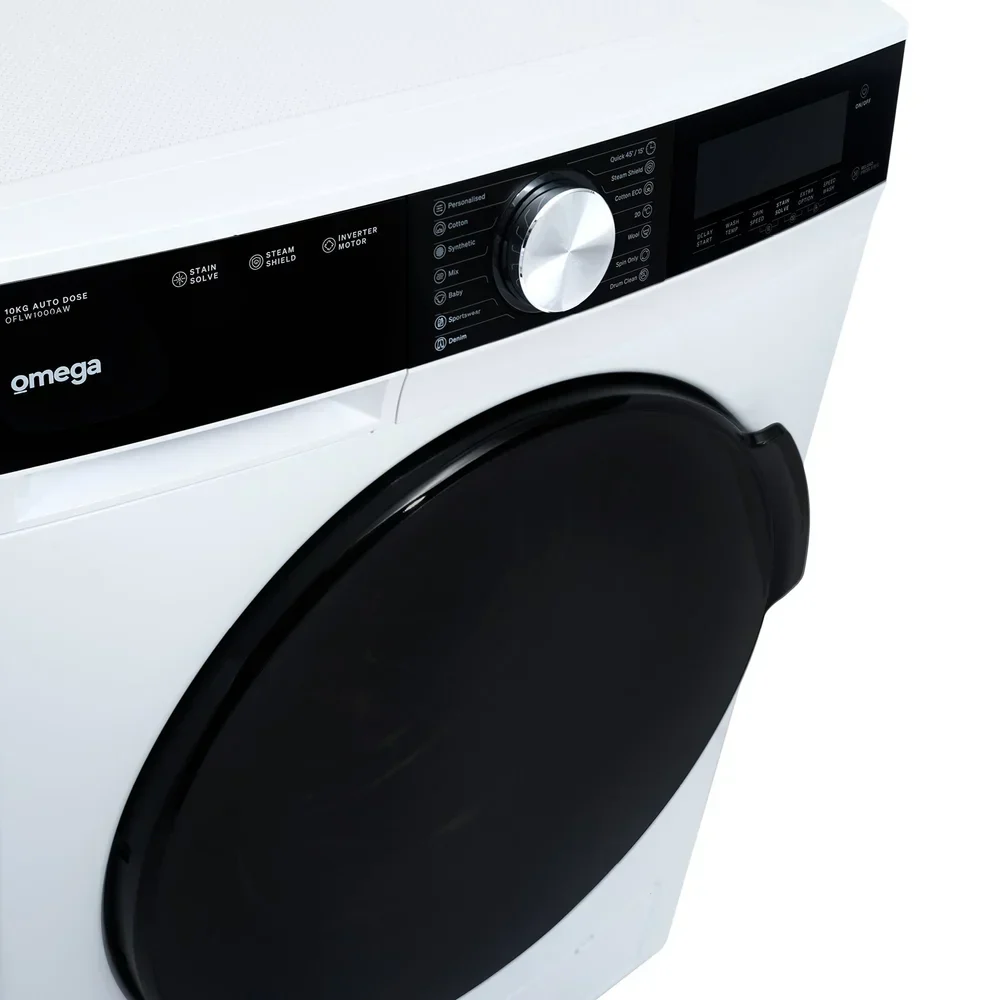Omega 10kg Auto Dose Front Load Washing Machine - Image 9