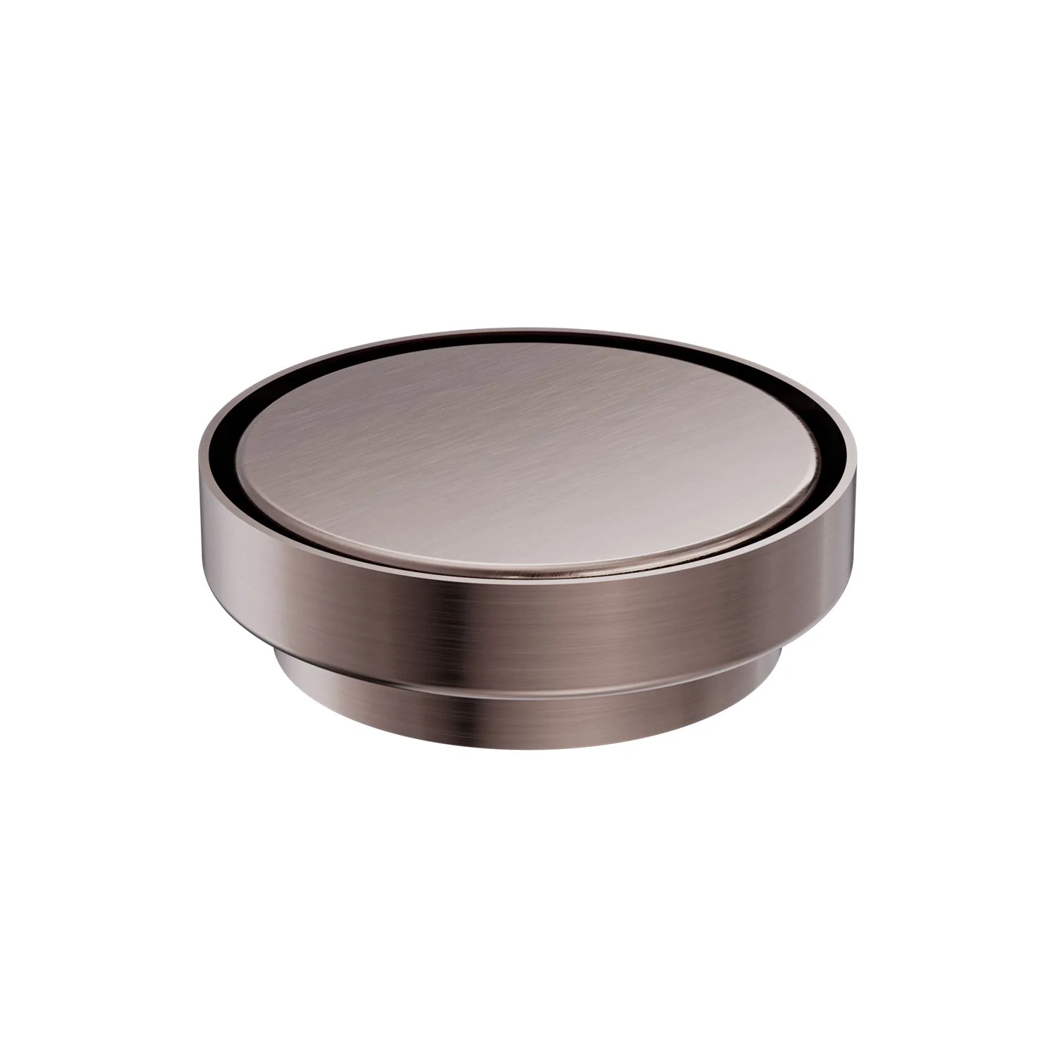 Nero 130mm Round Tile Insert Floor Waste 100mm Outlet - Brushed Bronze - Image 2