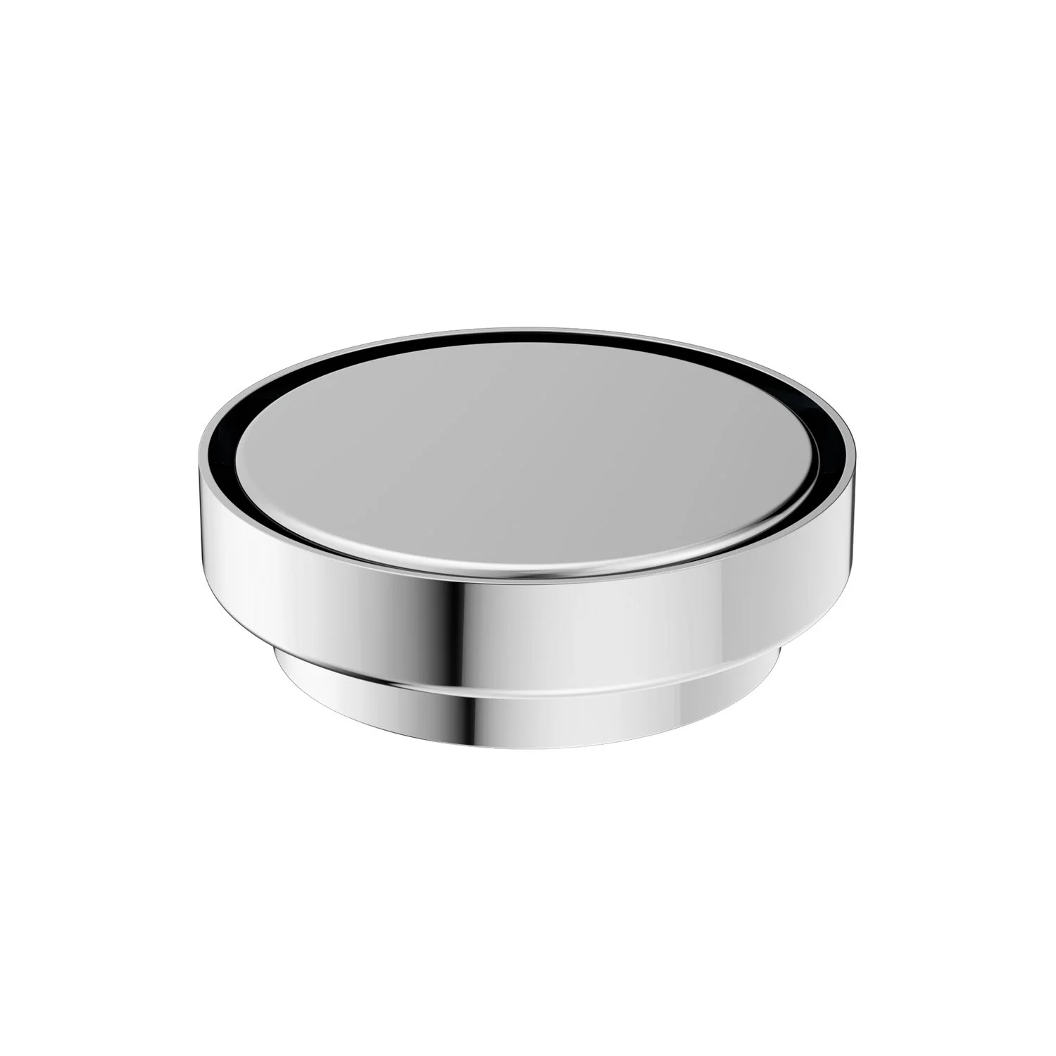 Nero 130mm Round Tile Insert Floor Waste 100mm Outlet - Chrome - Image 2