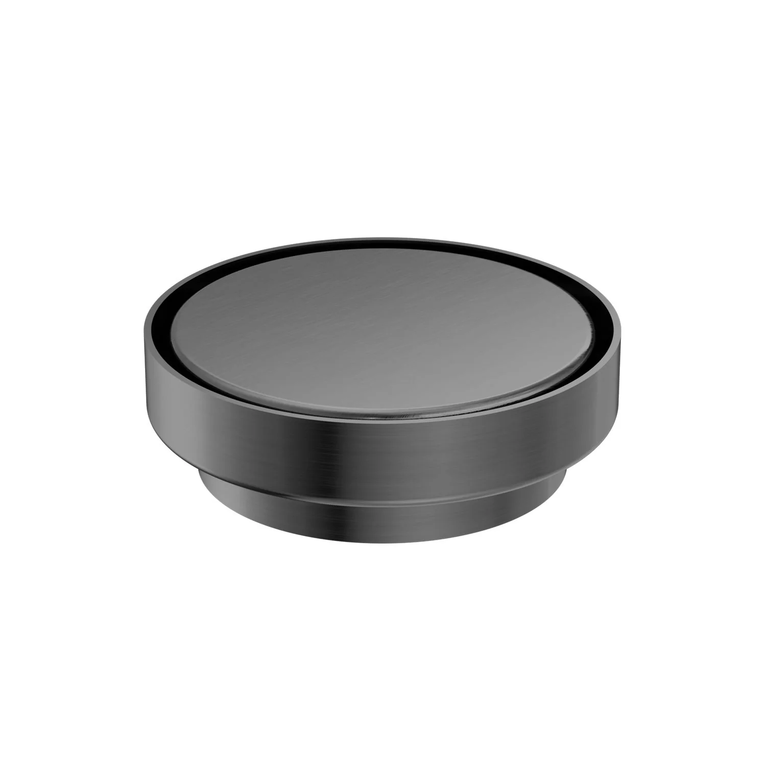 Nero 130mm Round Tile Insert Floor Waste 100mm Outlet - Gun Metal - Image 2