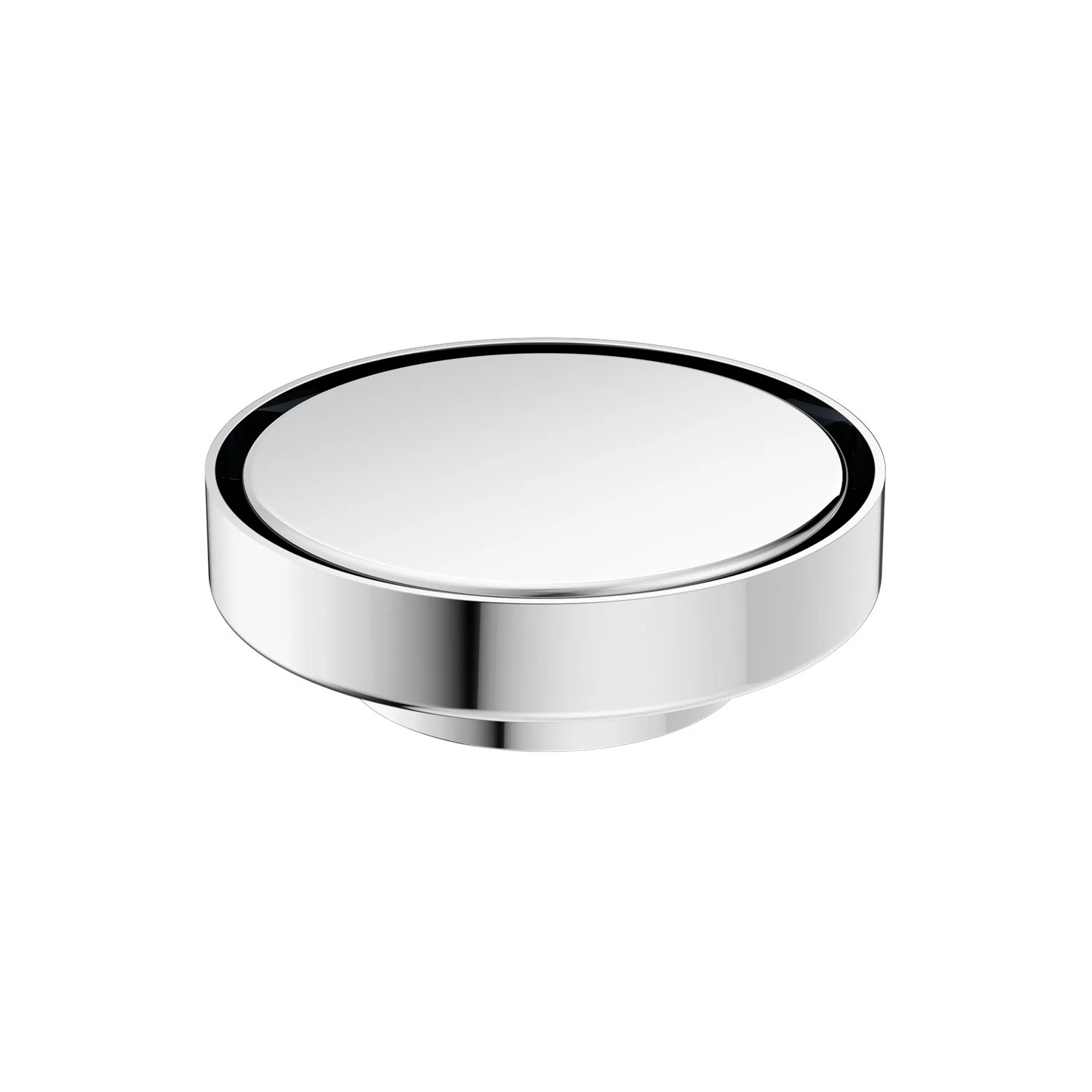 Nero 130mm Round Tile Insert Floor Waste 80mm Outlet - Chrome - Image 2