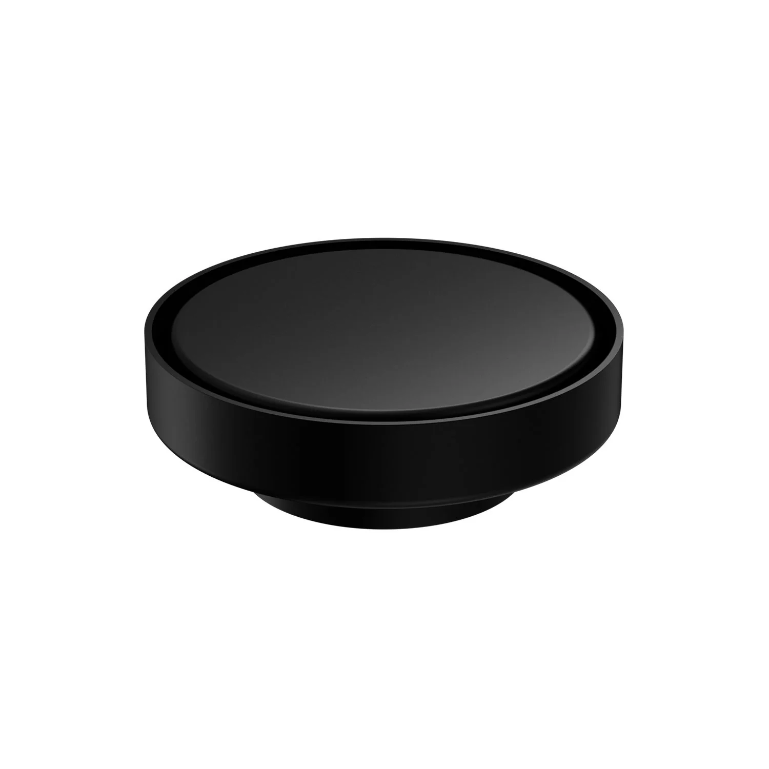 Nero 130mm Round Tile Insert Floor Waste 80mm Outlet - Black Matte - Image 2