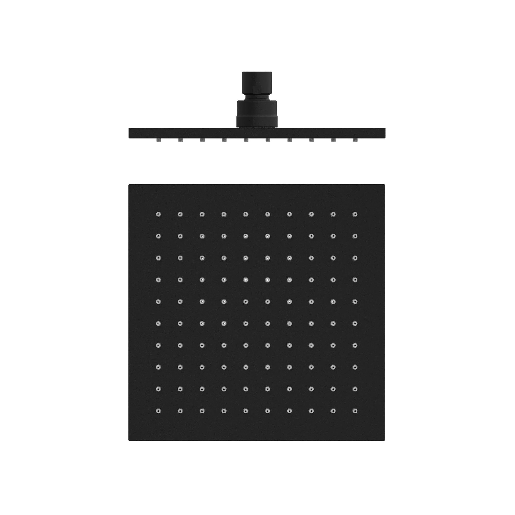 Nero 200mm Square Shower Head - Black Matte
