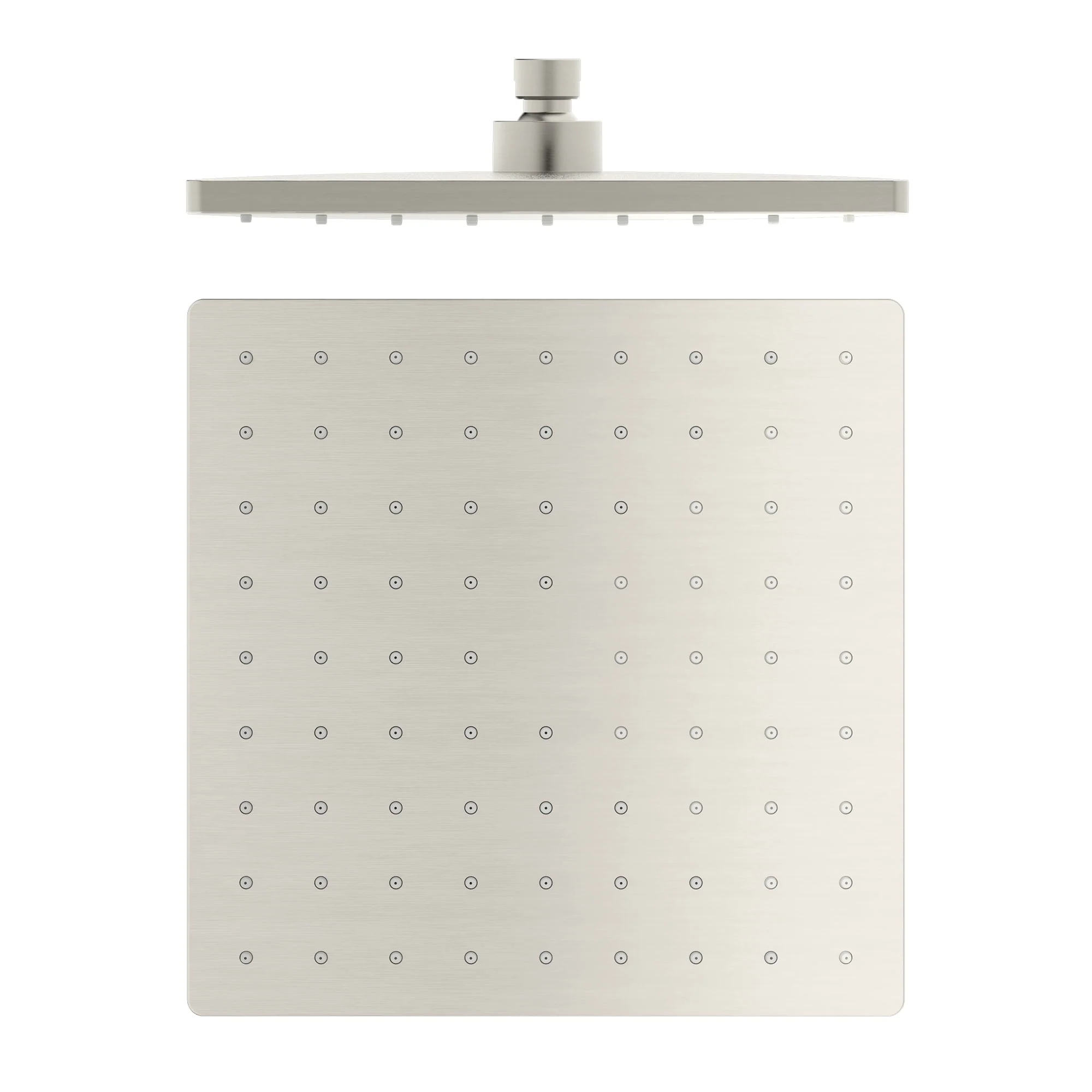 Nero 250mm Abs Square Shower Head - Brushed Nickel