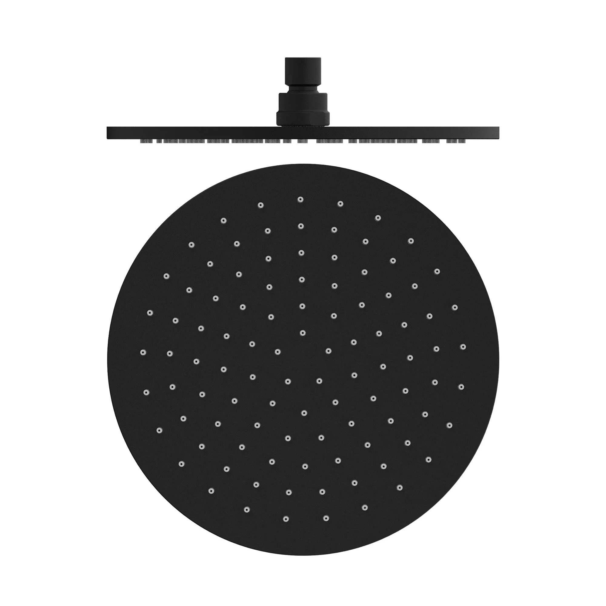 Nero 250mm Round Shower Head - Black Matte