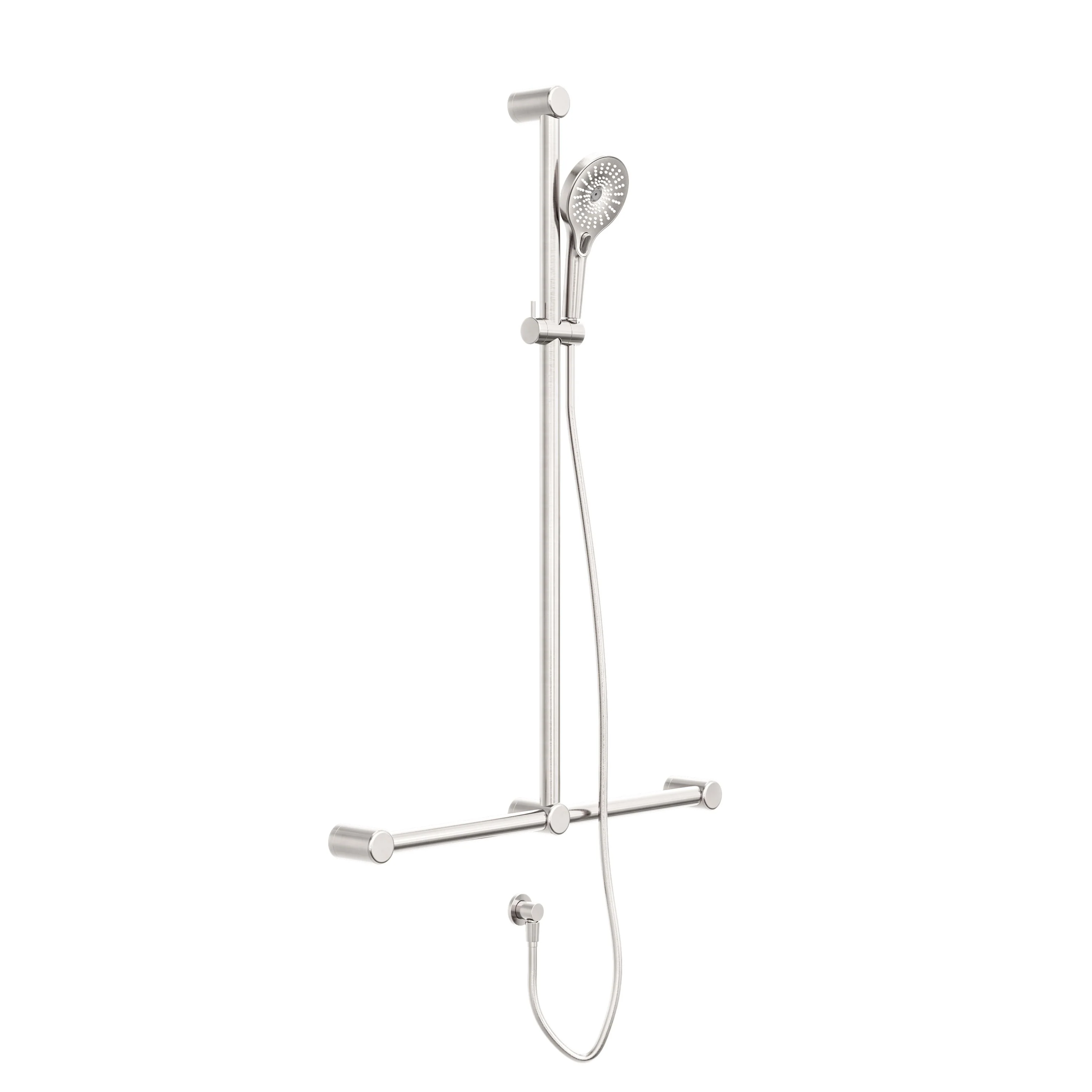 Nero 250mm Round Stainless Steel Shower Head - Brushed Gold - Image 10