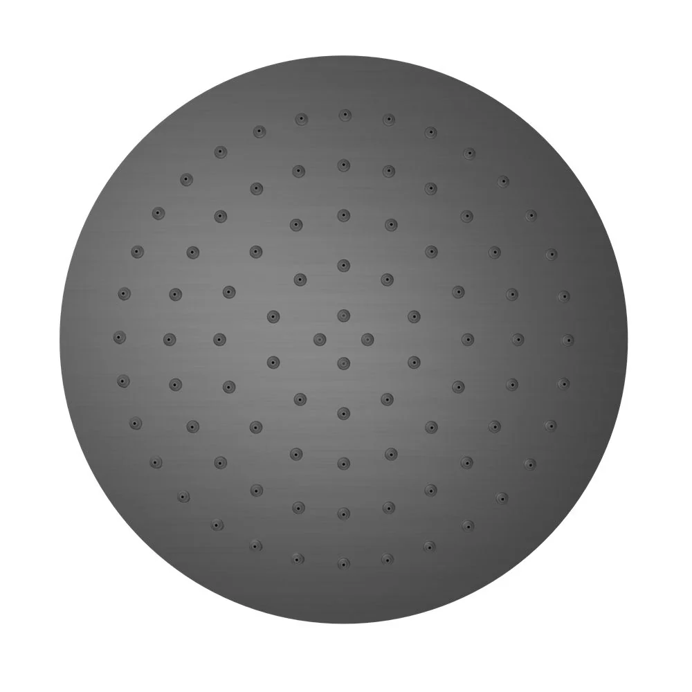Nero 250mm Round Stainless Steel Shower Head - Gun Metal - Image 4