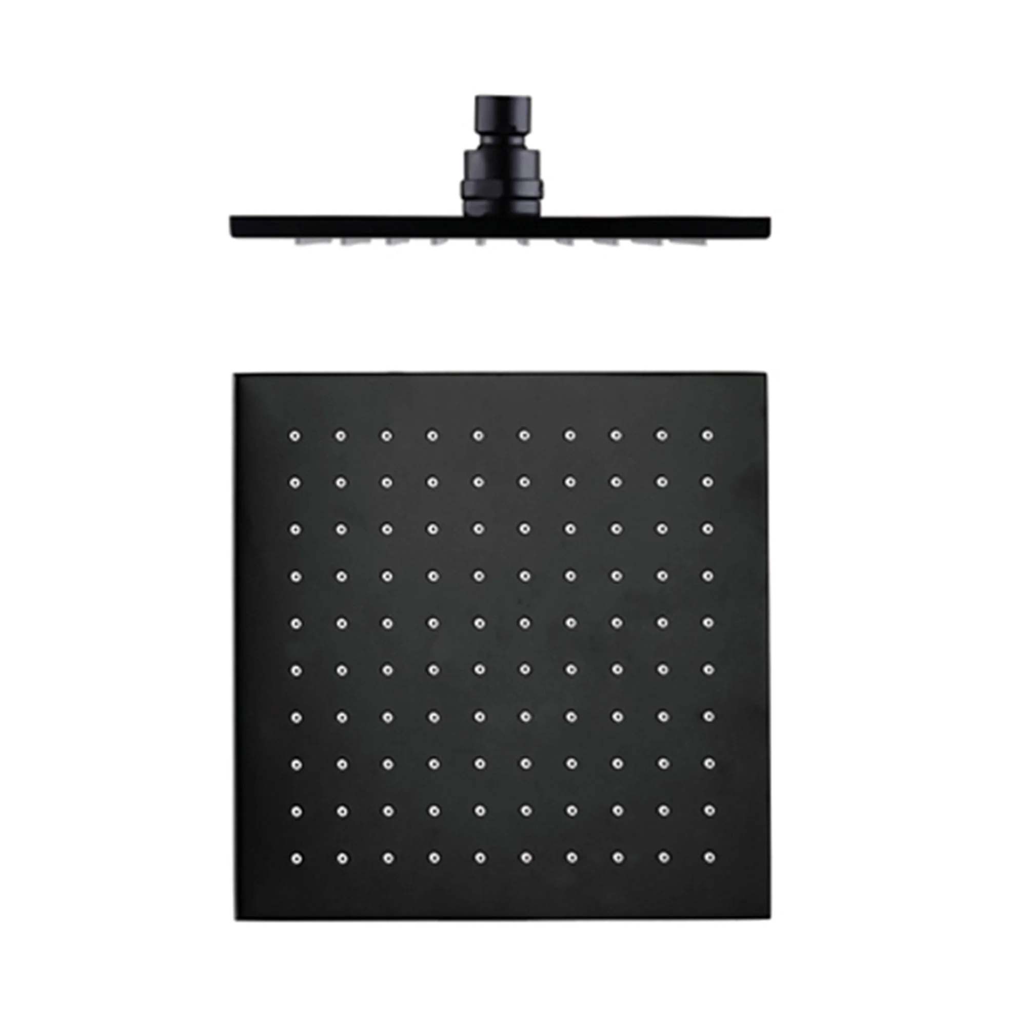 Nero 250mm Square Shower Head - Black Matte