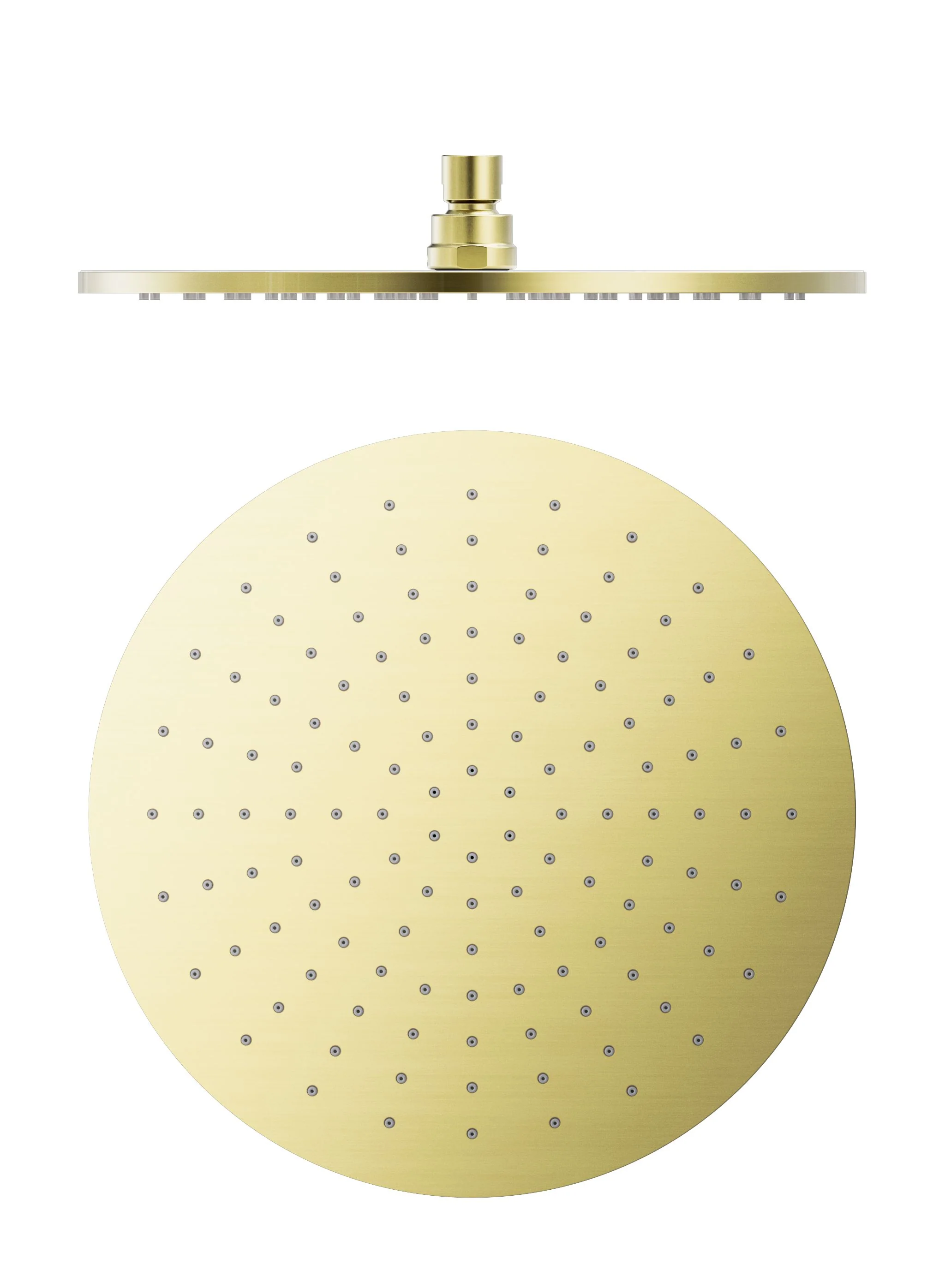 Nero 300mm Round Shower Head - Brushed Gold
