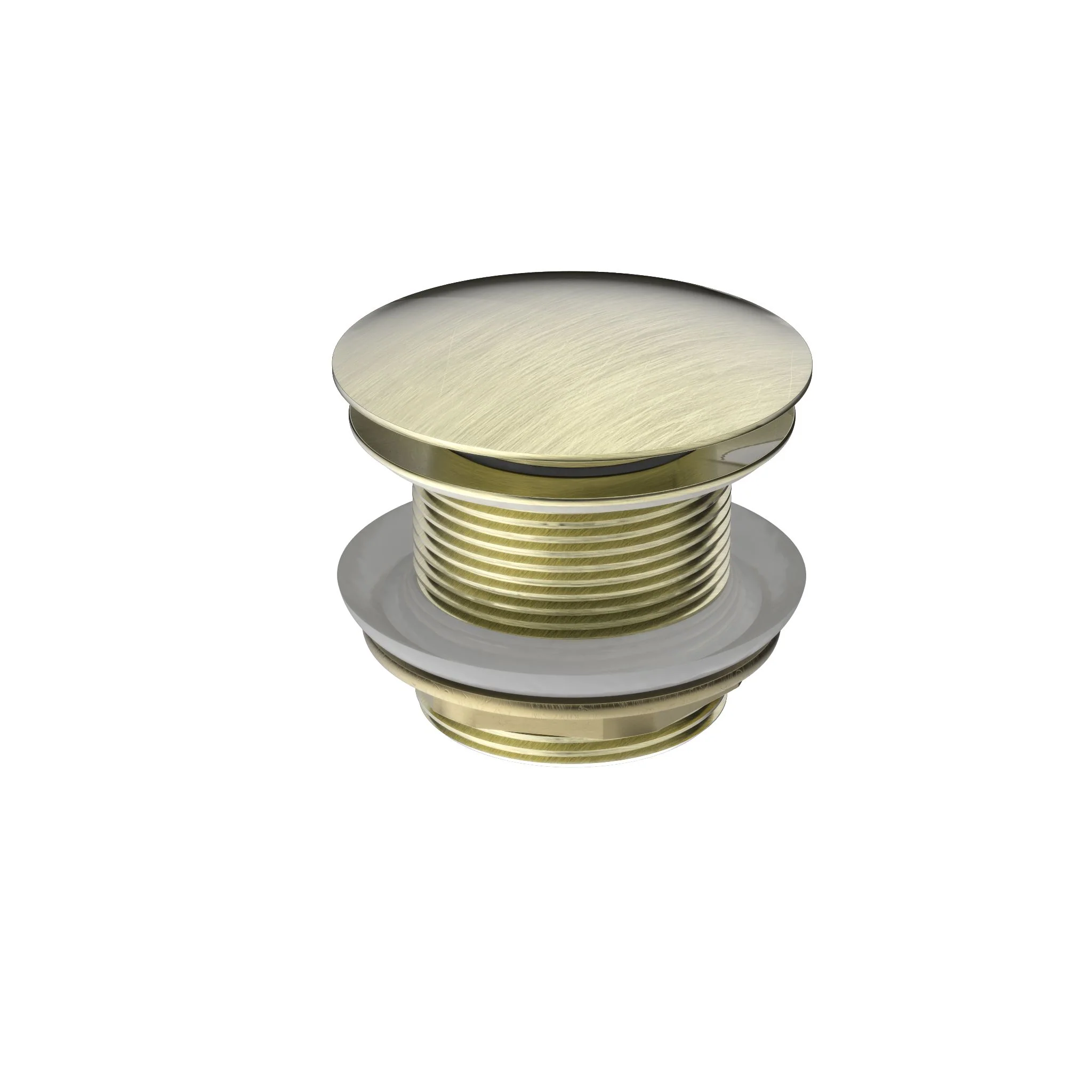 Nero 40mm Bath Pop-Up Plug With Removable Waste No Overflow - Aged Brass