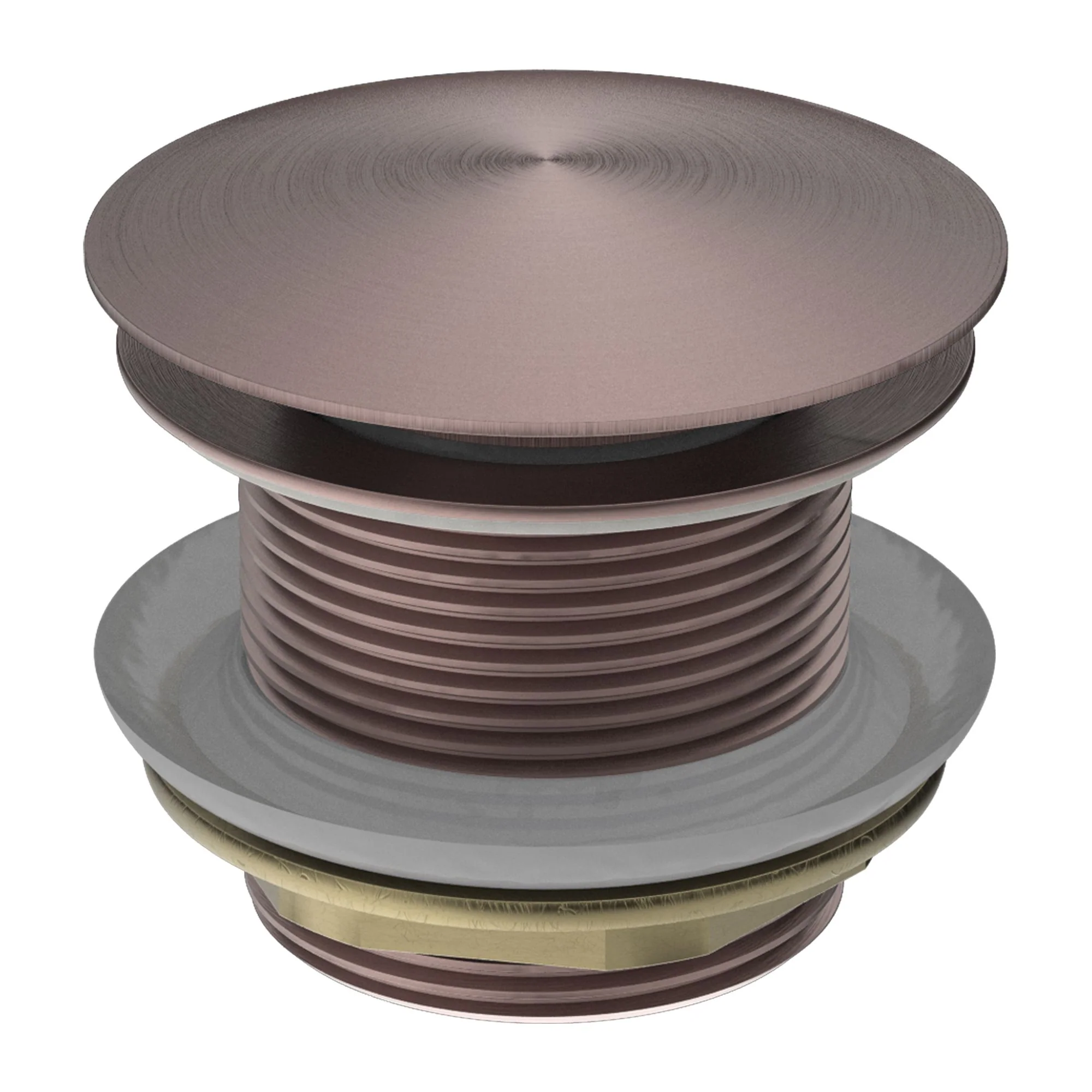 Nero 40mm Bath Pop-Up Plug With Removable Waste No Overflow - Brushed Bronze
