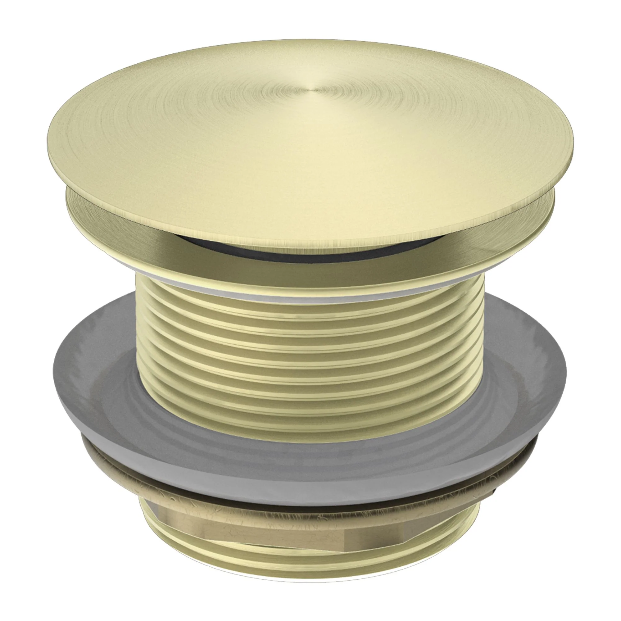 Nero 40mm Bath Pop-Up Plug With Removable Waste No Overflow - Brushed Gold