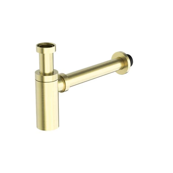 Nero 40mm Round Bottle Trap - Brushed Gold