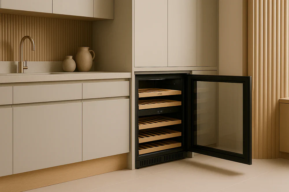 Omega 46 Bottle Dual Zone Wine Cabinet - Image 4