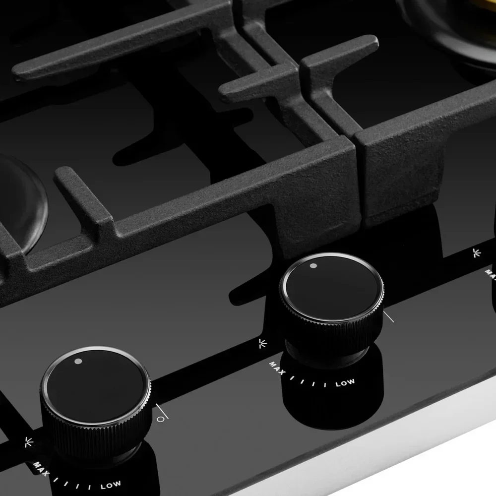 Omega 60cm Gas on Ceramic Glass Cooktop - Image 7
