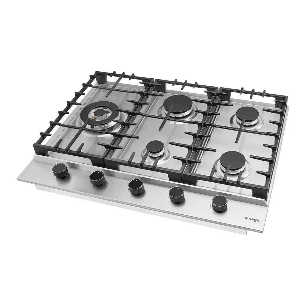Omega 70cm Gas Cooktop Stainless Steel - Image 4