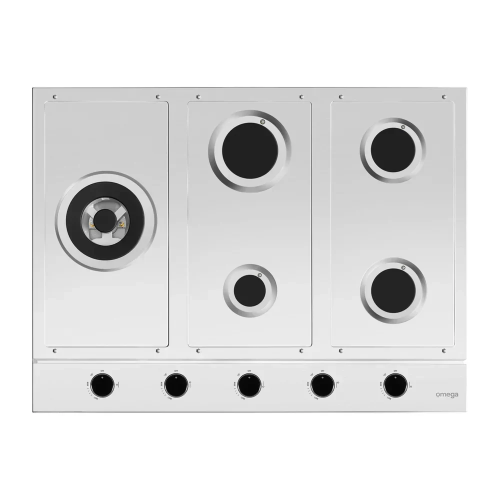 Omega 70cm Gas Cooktop Stainless Steel - Image 6