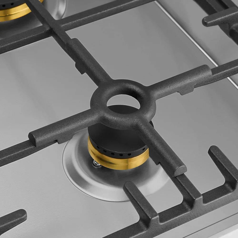 Omega 90cm Gas Cooktop Stainless Steel - Image 3