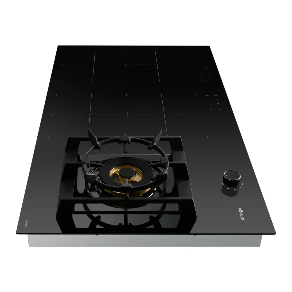 Omega 90cm Hybrid Cooktop Gas & Induction - Image 3