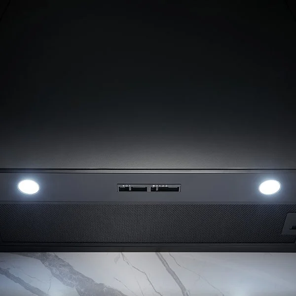 Omega 90cm Undermount Rangehood - Matte Black - Image 5