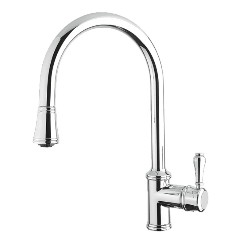Armando Vicario Provincial Single Lever Kitchen Pull Out Mixer - Lead Free -Chrome