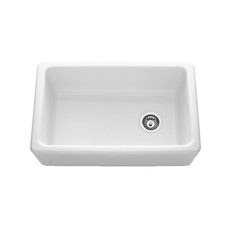 Abey Chambord Philippe II Single Bowl Fireclay - White