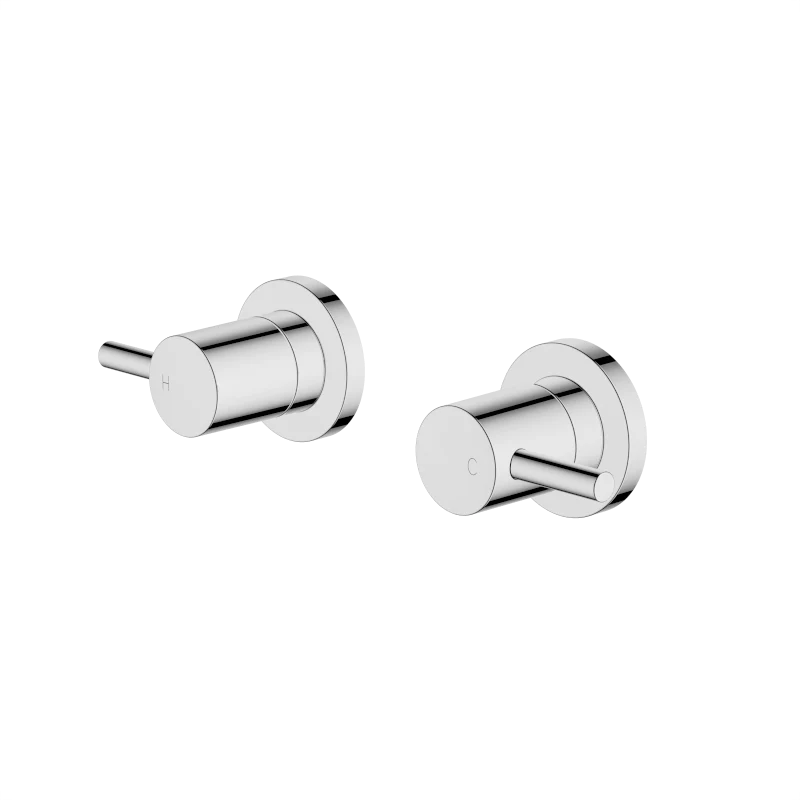 Abey Gareth Ashton Lucia Wall Top Assemblies - Chrome