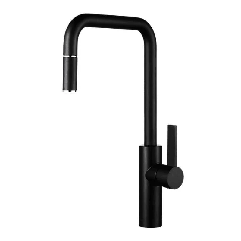 Abey Luz Kitchen Mixer With Pull-Out Black