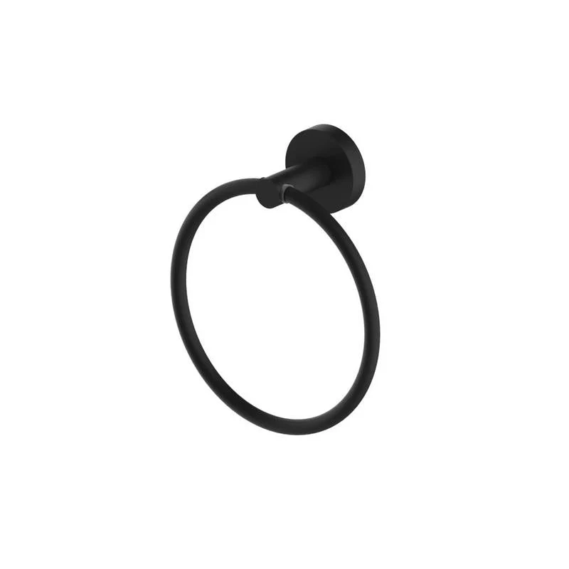 Abey Piccolo Mondo Towel Ring - Black