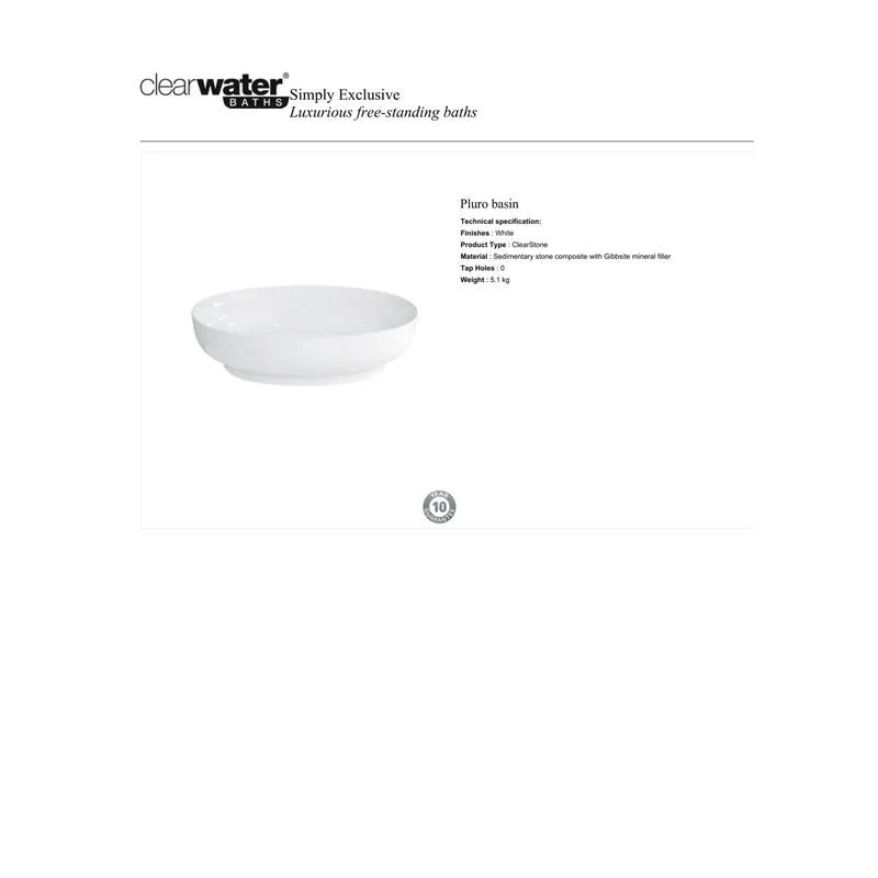 Abey Pluro Stone Basin - Image 3