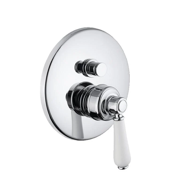 Abey Provincial Wall Mounted Diverter Mixer - Brushed Nickel