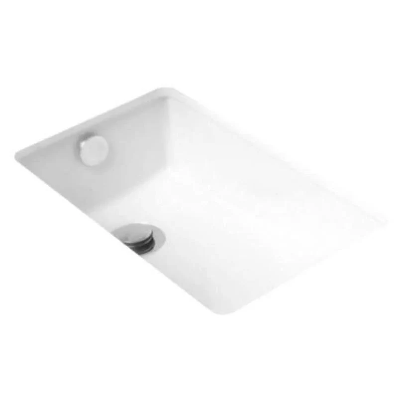 ADP Bo Undermount Ceramic Basin - White Gloss - Image 3