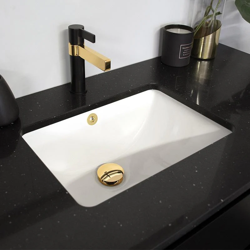 ADP Dish Undermount Ceramic Basin - White Gloss