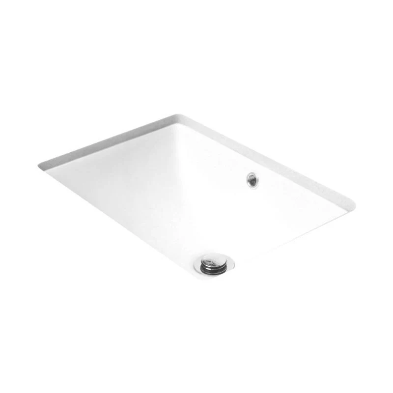 ADP Dish Undermount Ceramic Basin - White Gloss - Image 3
