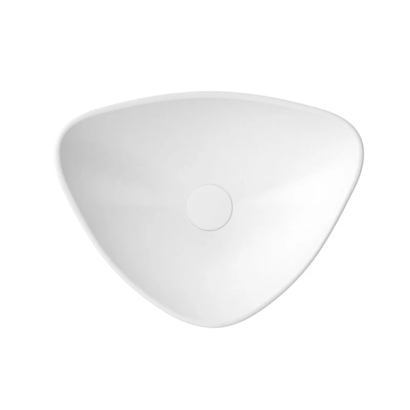 ADP Fiore 530mm Ceramic Above Counter Basin - Matte White