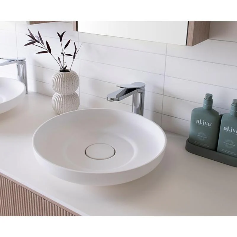 ADP Flume 400MM X 101MM Above Counter Basin - White Matte - Image 3