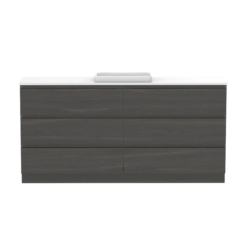 ADP Glacier Ensuite All-Drawer Trio Freestanding Vanity - Lite - Image 20