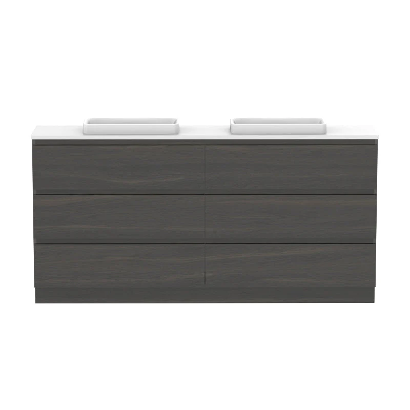 ADP Glacier Ensuite All-Drawer Trio Freestanding Vanity - Lite - Image 23