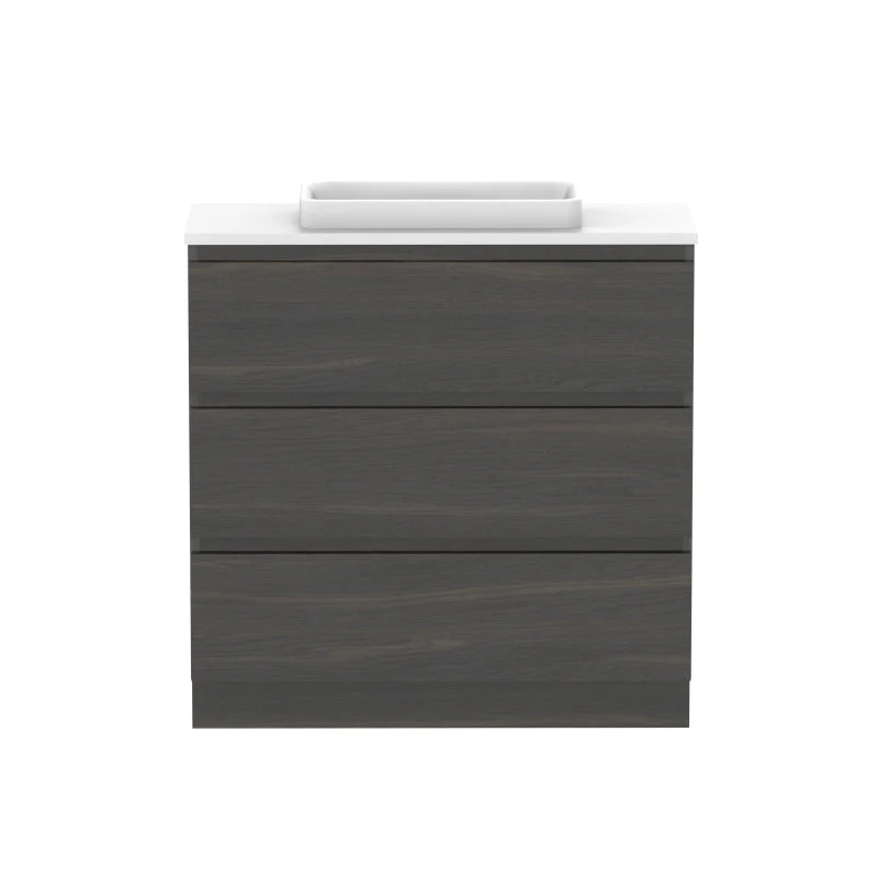 ADP Glacier Ensuite All-Drawer Trio Freestanding Vanity - Lite - Image 6