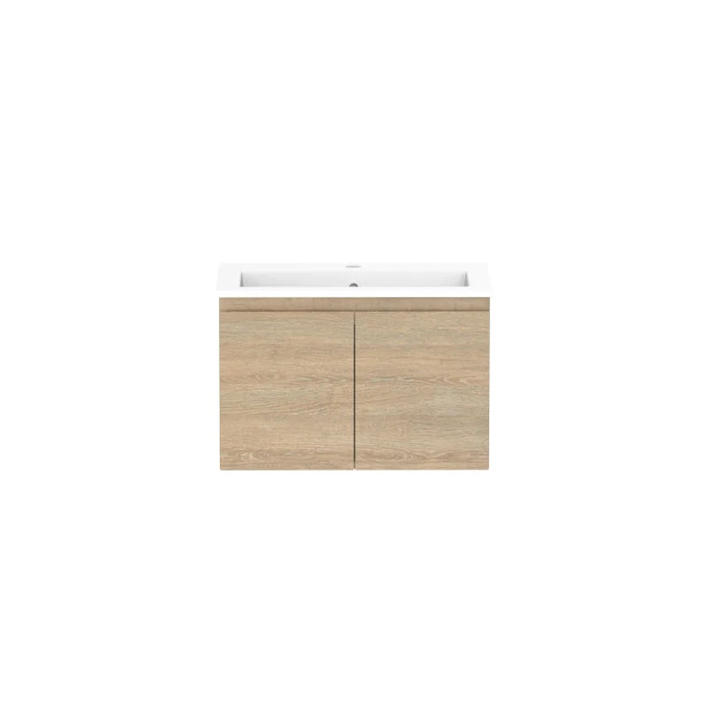 ADP Glacier Ensuite All-Door Slim Wall Hung Vanity & Moulded Top - Lite - Image 3