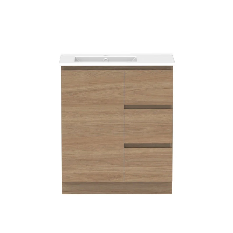 ADP Glacier Door & Drawer Trio Freestanding Vanity & Moulded Top - Lite - Image 3