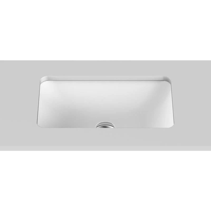 ADP Glory 545mm x 355mm Undermount Solid Surface Basin White - Image 3