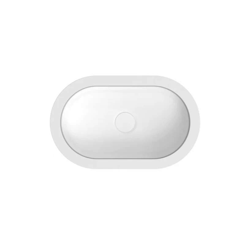 ADP Isla 450mm Solid Surface Inset Basin - White - Image 3