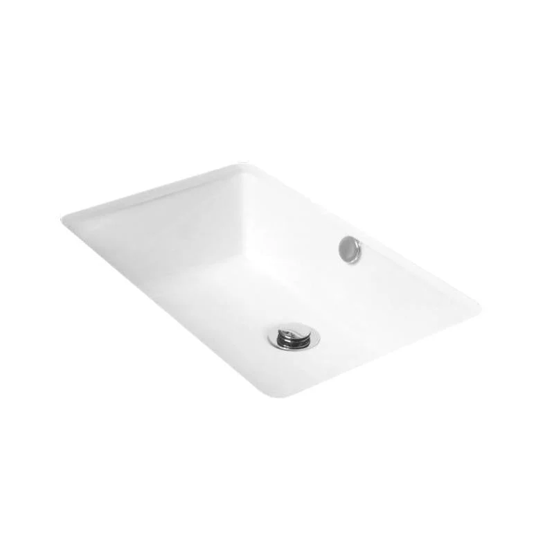 ADP Link 540mm x 335mm x 170mm Undermount Ceramic Basin - White Gloss - Image 2