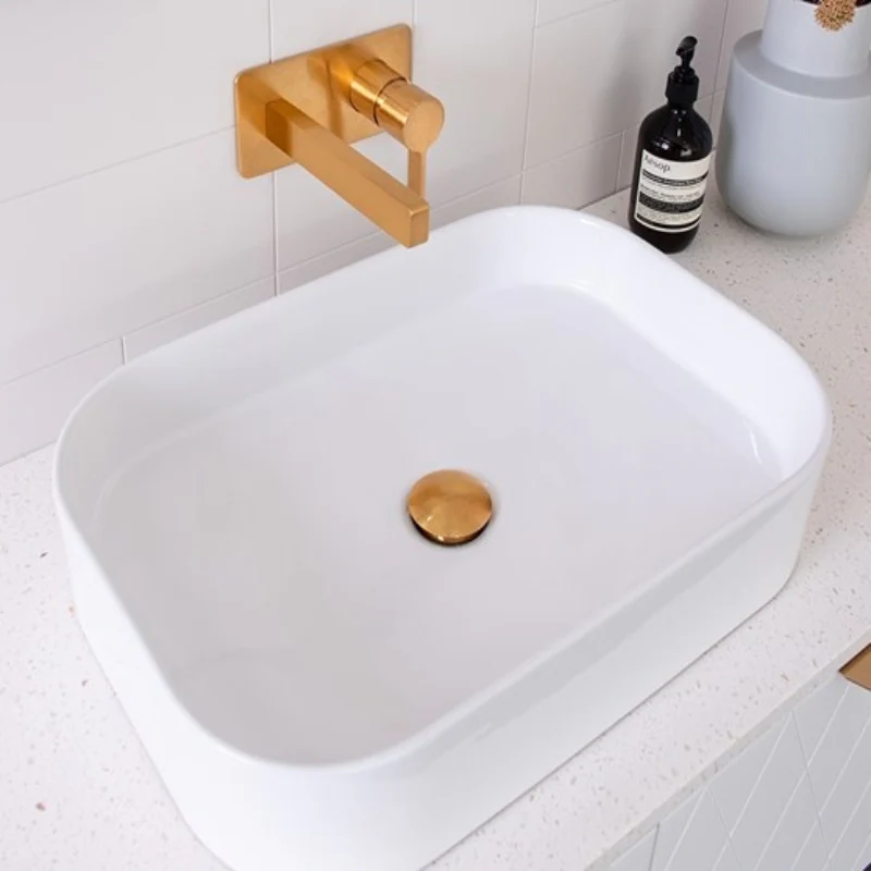 ADP Max 550mm Ceramic Above Counter Basin - Matte White - Image 2