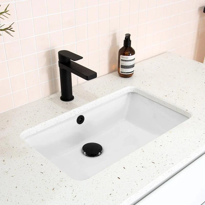 ADP Nesa Undermount Ceramic Basin - White Gloss