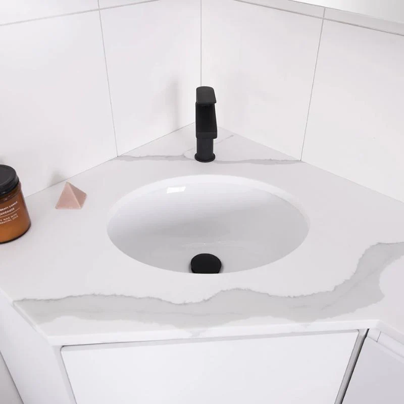 ADP Oval Undermount Ceramic Basin - White Gloss